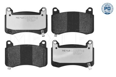 Комплект тормозных колодок, дисковый тормоз MEYLE 025 261 5216/PD