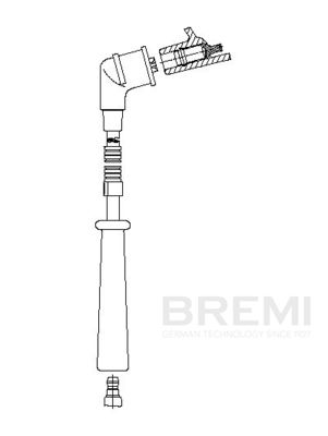 Провод зажигания BREMI 731E66