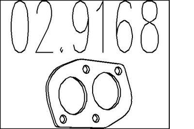 Blīve, Izplūdes caurule MTS 02.9168