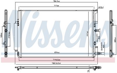 Radiators, Motora dzesēšanas sistēma NISSENS 607152