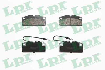 Комплект тормозных колодок, дисковый тормоз LPR 05P1649