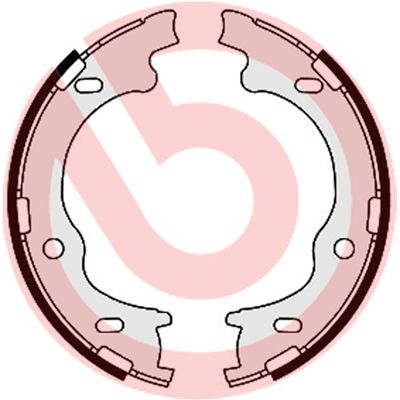 Bremžu loku kompl., Stāvbremze BREMBO S 30 529