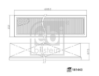 Filtrs, Salona telpas gaiss FEBI BILSTEIN 181443