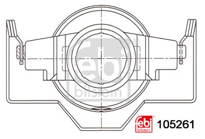 Izspiedējgultnis FEBI BILSTEIN 105261