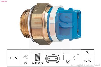 Термовыключатель, вентилятор радиатора EPS 1.850.122