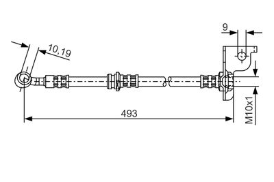Bremžu šļūtene BOSCH 1 987 476 370