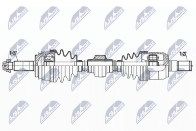 Приводной вал NTY NPW-HY-620