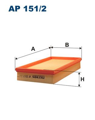FILTRON AP1512 Gaisa filtrs