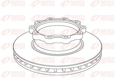Тормозной диск REMSA NCA1047.20