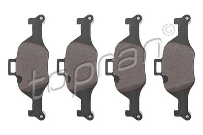 Bremžu uzliku kompl., Disku bremzes TOPRAN 624 525