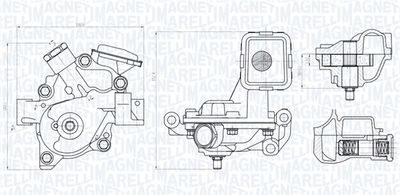 Масляный насос MAGNETI MARELLI 351516000146