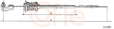 Тросик газа COFLE 11.028