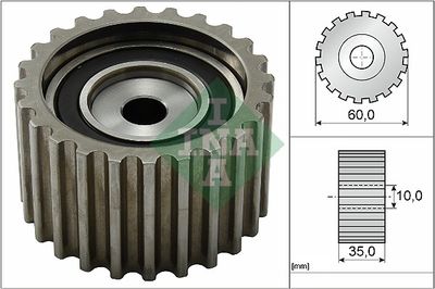 Паразитный / Ведущий ролик, зубчатый ремень Schaeffler INA 532 0085 20