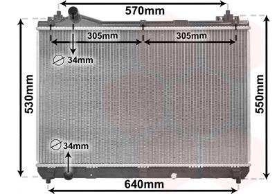 Radiators, Motora dzesēšanas sistēma VAN WEZEL 52002104