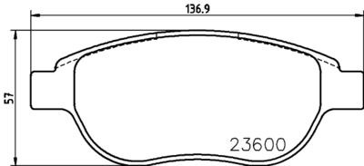 Bremžu uzliku kompl., Disku bremzes HELLA PAGID 8DB 355 018-871