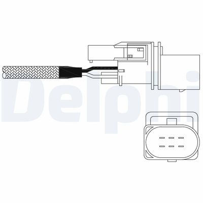 Лямбда-зонд DELPHI ES11022-12B1