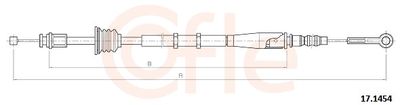 Тросик, cтояночный тормоз COFLE 92.17.1454