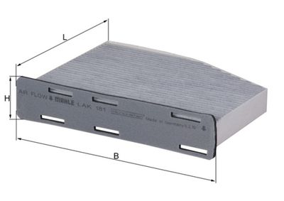 Фильтр, воздух во внутренном пространстве MAHLE LAK 181