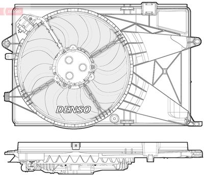 Ventilators, Motora dzesēšanas sistēma DENSO DER15002