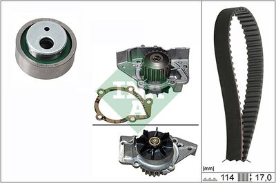 Водяной насос + комплект зубчатого ремня Schaeffler INA 530 0258 31