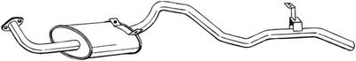 Izplūdes gāzu trokšņa slāpētājs (pēdējais) BOSAL 286-039