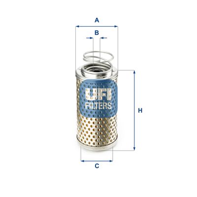Eļļas filtrs UFI 25.465.00
