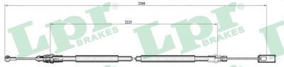 Тросик, cтояночный тормоз LPR C0213B