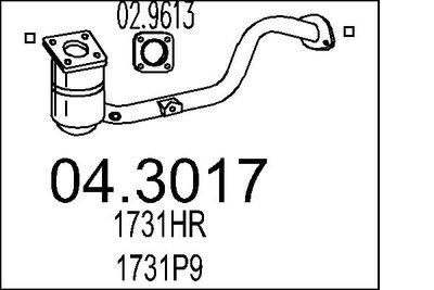 Katalizators MTS 04.3017