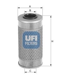 Eļļas filtrs UFI 25.502.00