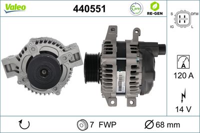 Генератор VALEO 440551