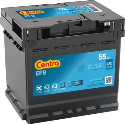 Стартерная аккумуляторная батарея CENTRA CL550