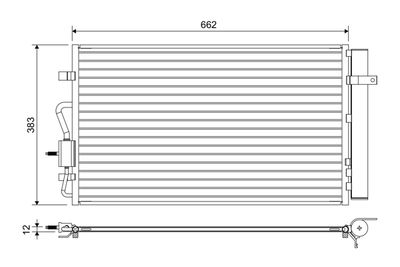 Конденсатор, кондиционер VALEO 822666