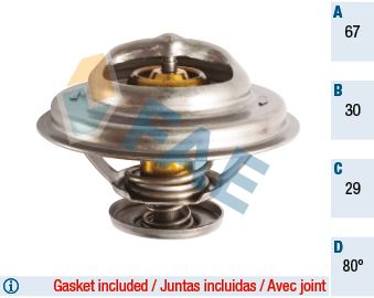 Termostats, Dzesēšanas šķidrums FAE 5301680