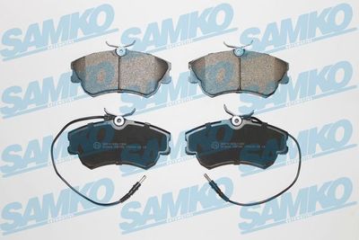 Комплект тормозных колодок, дисковый тормоз SAMKO 5SP750
