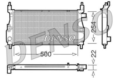 Radiators, Motora dzesēšanas sistēma DENSO DRM24003