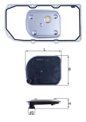 Hidrofiltrs, Automātiskā pārnesumkārba MAHLE HX 158D1