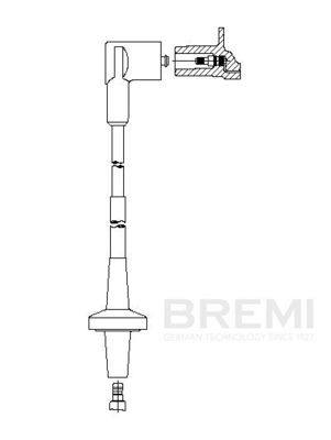Augstsprieguma vads BREMI 641E110