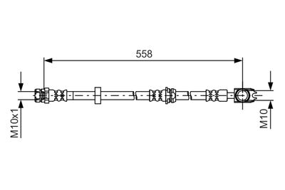 Тормозной шланг BOSCH 1 987 481 632