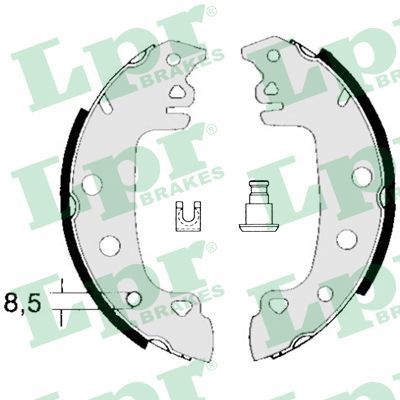 Комплект тормозных колодок LPR 00770