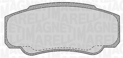 Bremžu uzliku kompl., Disku bremzes MAGNETI MARELLI 363916060188