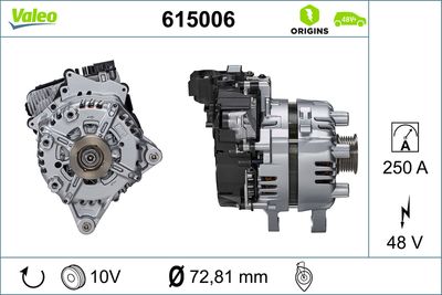 Starteris-ģenerators VALEO 615006