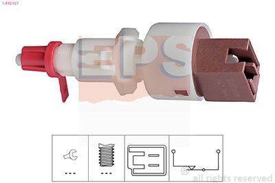 Выключатель, привод сцепления (Tempomat) EPS 1.810.157
