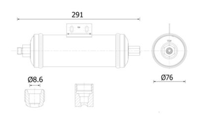 Sausinātājs, Kondicionieris MAHLE AD 325 000S