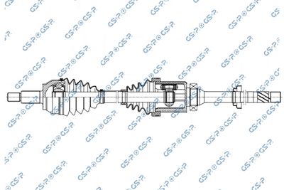 Приводной вал GSP 256229OL