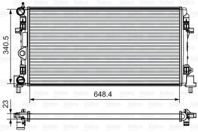 Radiators, Motora dzesēšanas sistēma VALEO 735554