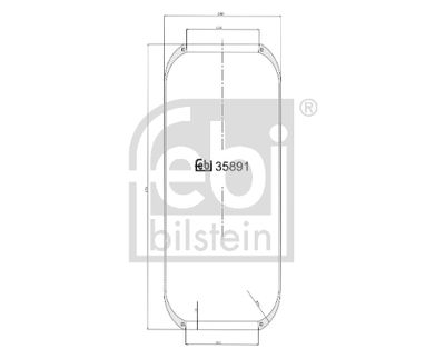 Pneimoatsperes spilvens, Pneimopiekare FEBI BILSTEIN 35891
