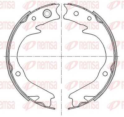 Bremžu loks, stāvbremze REMSA 4476.00