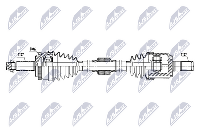 Приводной вал NTY NPW-HY-664
