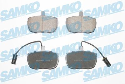 Комплект тормозных колодок, дисковый тормоз SAMKO 5SP433