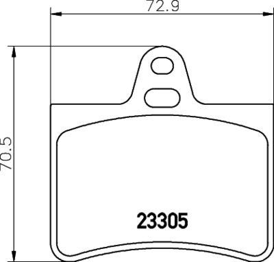 Bremžu uzliku kompl., Disku bremzes HELLA PAGID 8DB 355 019-441